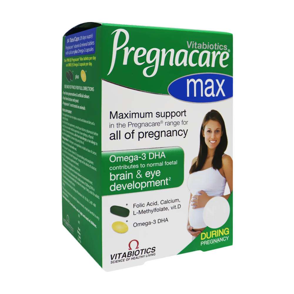 Vitabiotics Pregnacare Max 84 Tablets Fizz Com